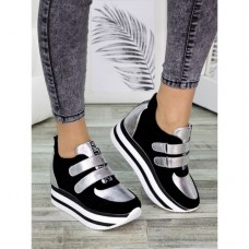 Сникерсы натуральная кожа и замша SL7256