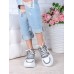 Кроссовки кожа в стиле Balenc!aga серые 6998-28