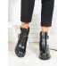 Ботильоны черная натуральная кожа 67165S